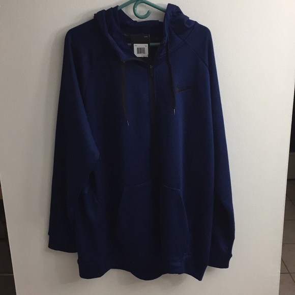 Men's Full size Dri Hoodie Fit Fleece NWT Zip XXL Nike tCrshQd